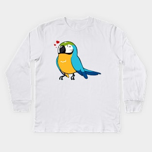 Macaw 1 Kids Long Sleeve T-Shirt